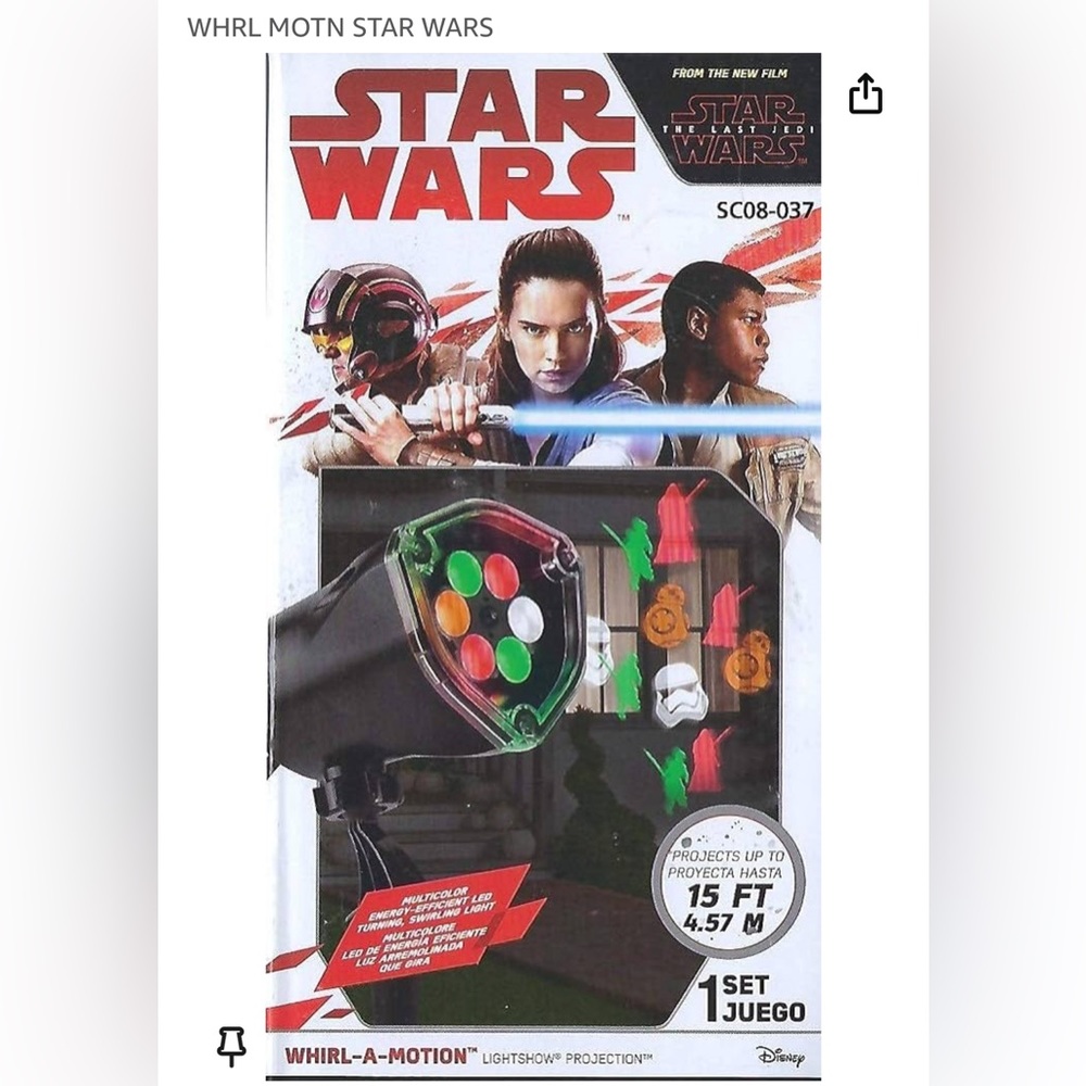 Star Wars light projector Gemy.